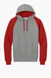 Jerzees NuBlend Colorblock Raglan Hoodie Sweatshirt — view 5