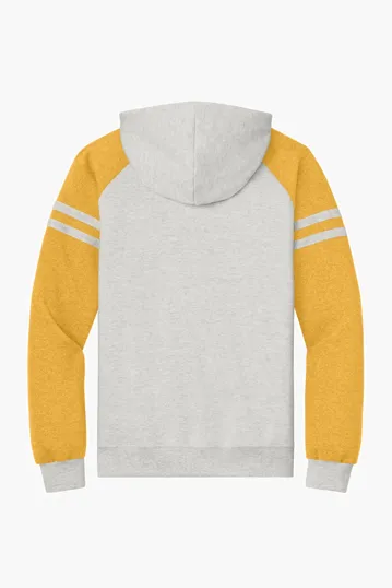 Jerzees NuBlend Varsity Colorblock Hooded Sweatshirt — view 10