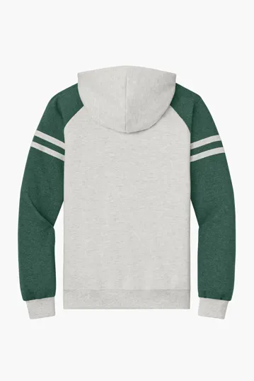 Jerzees NuBlend Varsity Colorblock Hooded Sweatshirt — view 11