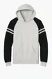 Jerzees NuBlend Varsity Colorblock Hooded Sweatshirt — view 2