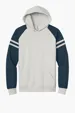 Jerzees NuBlend Varsity Colorblock Hooded Sweatshirt — view 4