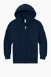 Jerzees Youth NuBlend Full-Zip Hooded Sweatshirt — view 4