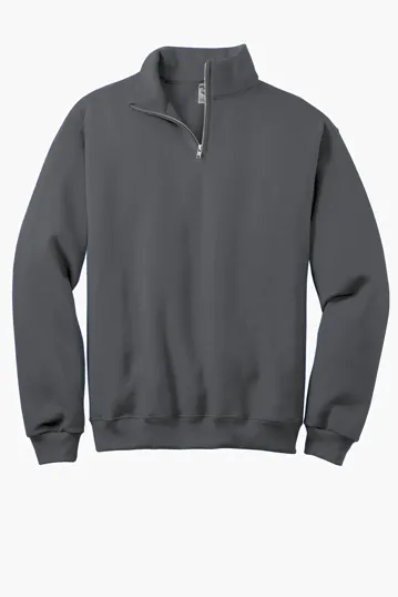 Jerzees NuBlend 1/4-Zip Cadet Collar Sweatshirt — view 2
