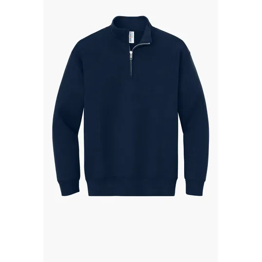 Jerzees Youth NuBlend 1/4-Zip Cadet Collar Sweatshirt — view 10