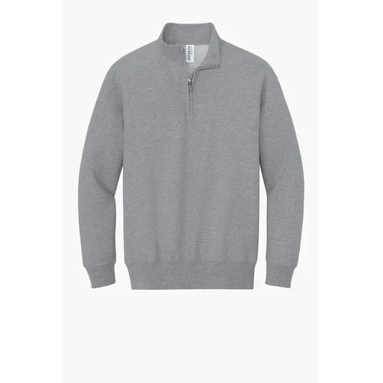 Jerzees Youth NuBlend 1/4-Zip Cadet Collar Sweatshirt — view 3