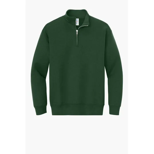 Jerzees Youth NuBlend 1/4-Zip Cadet Collar Sweatshirt — view 9