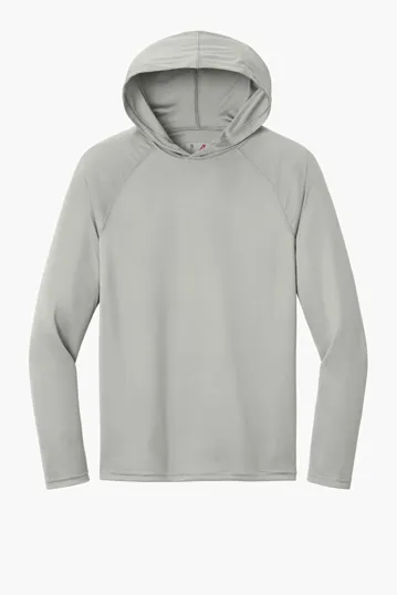 A4 Cooling Performance Long Sleeve Hooded Tee — view 9