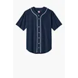 A4 Short Sleeve Full-Button Baseball Top — view 4