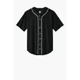 A4 Short Sleeve Full-Button Baseball Top — view 2