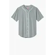 A4 Short Sleeve Full-Button Baseball Top — view 3