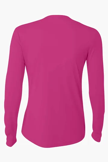 A4 Women's Cooling Performance Long Sleeve Tee — view 10