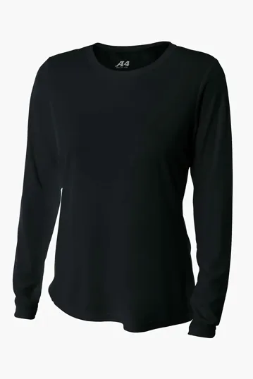 A4 Women's Cooling Performance Long Sleeve Tee