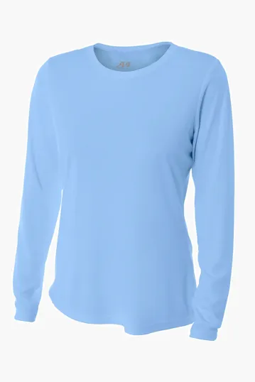 A4 Women's Cooling Performance Long Sleeve Tee — view 4