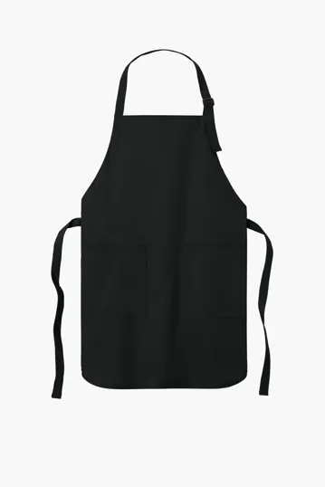 Port Authority Full-Length Two-Pocket Bib Apron — view 2