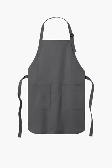 Port Authority Full-Length Two-Pocket Bib Apron — view 3