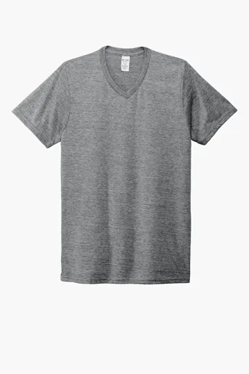 Allmade Unisex Tri-Blend V-Neck Tee — view 2