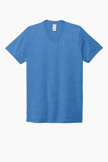 Allmade Unisex Tri-Blend V-Neck Tee — view 3