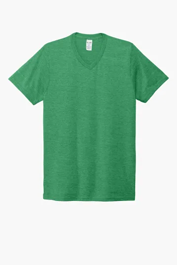 Allmade Unisex Tri-Blend V-Neck Tee — view 5