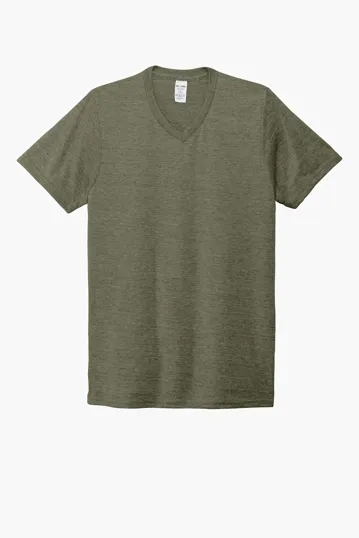 Allmade Unisex Tri-Blend V-Neck Tee — view 7