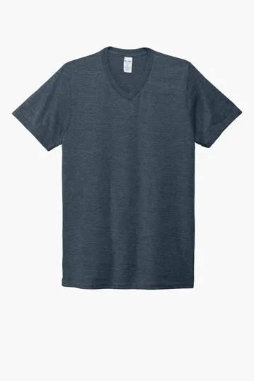 Allmade Unisex Tri-Blend V-Neck Tee — view 8