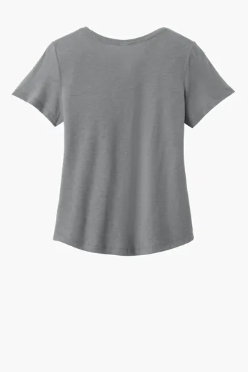 Allmade Women's Relaxed Tri-Blend Scoop Neck Tee — view 7