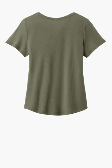 Allmade Women's Relaxed Tri-Blend Scoop Neck Tee — view 9