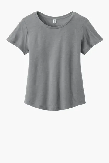 Allmade Women's Relaxed Tri-Blend Scoop Neck Tee — view 2
