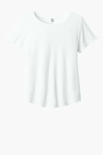 Allmade Women's Relaxed Tri-Blend Scoop Neck Tee — view 3