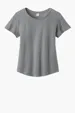 Allmade Women's Relaxed Tri-Blend Scoop Neck Tee — view 2