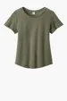 Allmade Women's Relaxed Tri-Blend Scoop Neck Tee — view 5