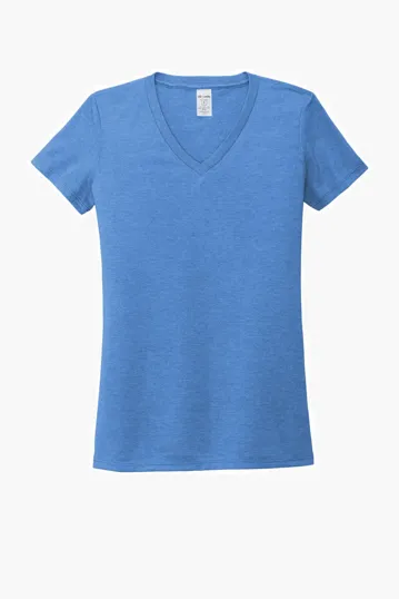 Allmade Women's Tri-Blend V-Neck Tee — view 3