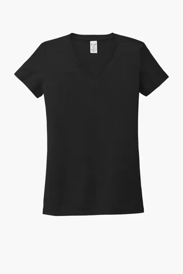 Allmade Women's Tri-Blend V-Neck Tee — view 5