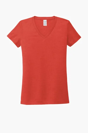 Allmade Women's Tri-Blend V-Neck Tee — view 6