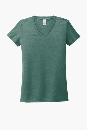 Allmade Women's Tri-Blend V-Neck Tee — view 7