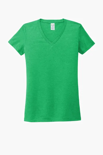 Allmade Women's Tri-Blend V-Neck Tee — view 8