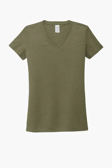 Allmade Women's Tri-Blend V-Neck Tee — view 12