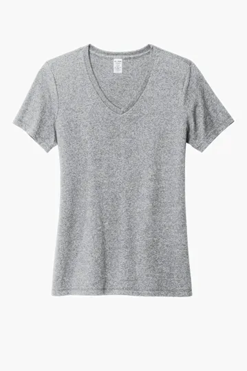 Allmade Women's Recycled Blend V-Neck Tee — view 10