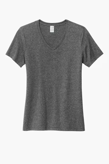 Allmade Women's Recycled Blend V-Neck Tee — view 4