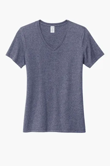 Allmade Women's Recycled Blend V-Neck Tee — view 5