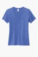 Allmade Women's Recycled Blend V-Neck Tee — view 3