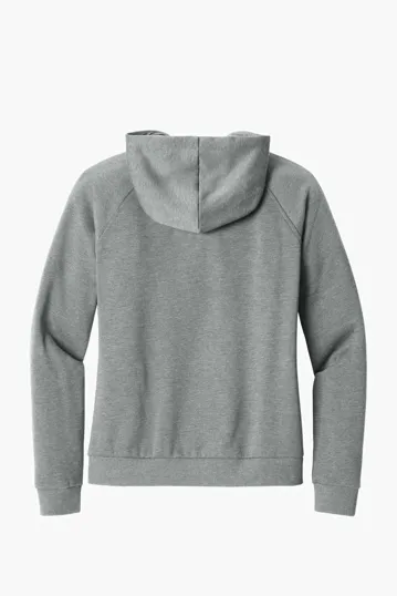 Allmade Women's Organic CVC Fleece Full-Zip Hoodie — view 5
