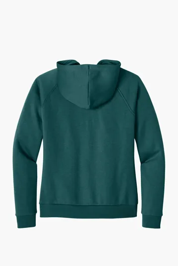 Allmade Women's Organic CVC Fleece Full-Zip Hoodie — view 7