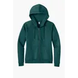 Allmade Women's Organic CVC Fleece Full-Zip Hoodie — view 4