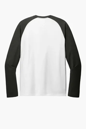 Allmade Unisex Tri-Blend Long Sleeve Colorblock Raglan — view 15