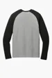Allmade Unisex Tri-Blend Long Sleeve Colorblock Raglan — view 11