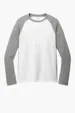 Allmade Unisex Tri-Blend Long Sleeve Colorblock Raglan — view 2