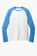 Allmade Unisex Tri-Blend Long Sleeve Colorblock Raglan — view 3