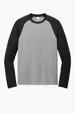 Allmade Unisex Tri-Blend Long Sleeve Colorblock Raglan — view 4