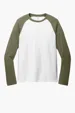 Allmade Unisex Tri-Blend Long Sleeve Colorblock Raglan — view 5