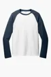 Allmade Unisex Tri-Blend Long Sleeve Colorblock Raglan — view 6